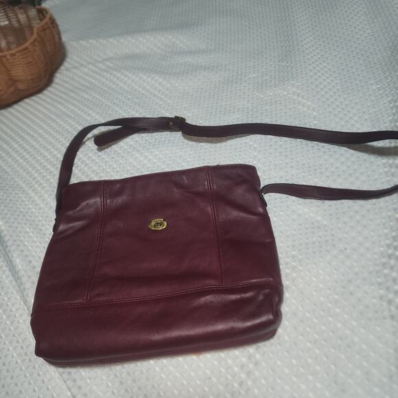 VINTAGE EITENNE AIGNER EUC OXBLOO LEATHER CROSSBODY BAG - Picture 1 of 9